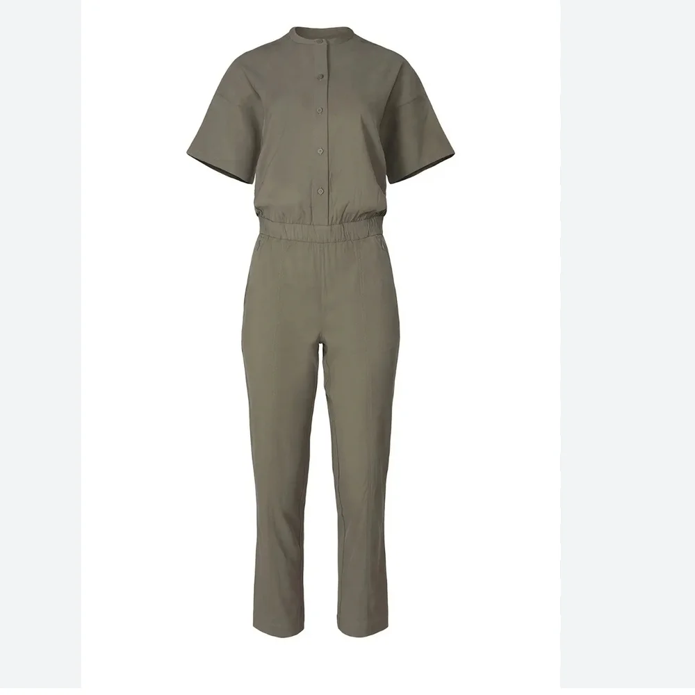 lululemon athletica Olive Utility Short-Sleeve Jumpsuit Size 8